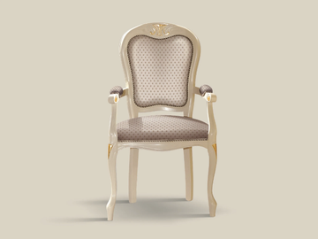 1219 - Fabric chair with armrests by Tarocco Vaccari Group - view 2